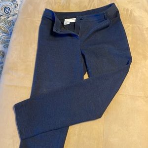 Akris Punto jersey stretchy heather navy pants US 10